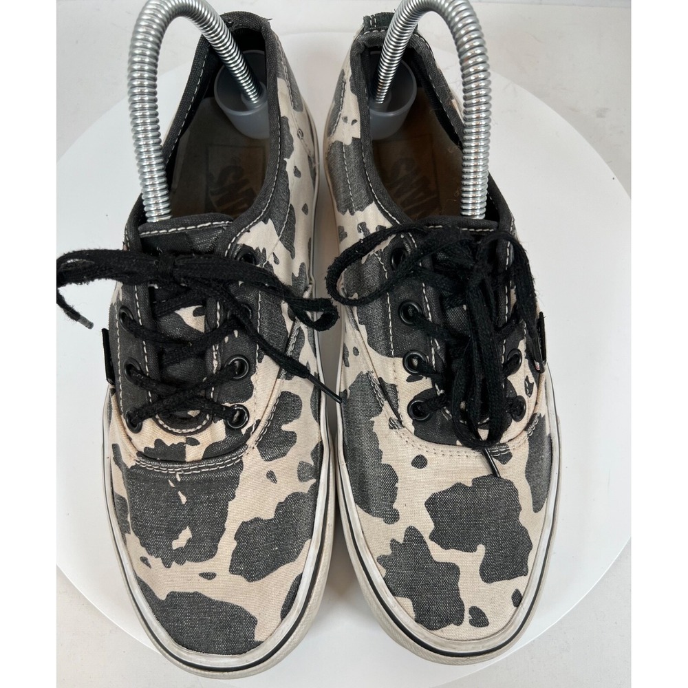 VANS Sneakers Shoes Women's Size 8 Cow Black/White Off The Wall